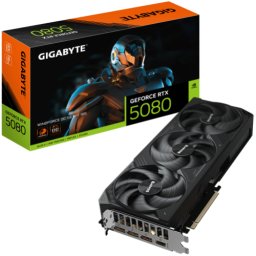 Placa video Gigabyte nVidia GeForce RTX 5080 WINDFORCE OC V2 SFF 16 GB GV-N5080WF3OCV2-16GD, GDDR7, 256 bit