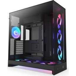 Carcasa PC NZXT H9 Flow RGB Plus, Black