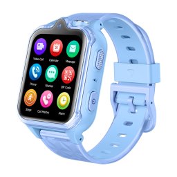 Ceas Smartwatch Pentru Copii, Wonlex KT42, Albastru