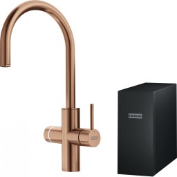 160.0731.758 Franke Mythos - Baterie chiuvetă cu dispozitiv de filtrare, cupru