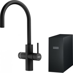 160.0731.752 Franke Mythos - Baterie chiuvetă cu dispozitiv de filtrare, negru mat
