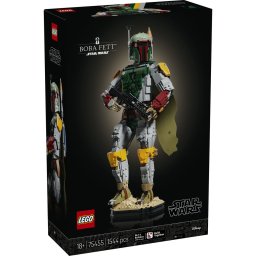 LEGO Star Wars Boba Fett 75455, figurina de colectie cu 1544 piese