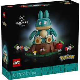 LEGO Pokémon Munchlax 72150, set de colectie si decor, 757 piese