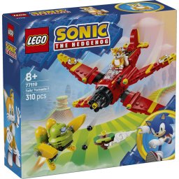 LEGO Sonic the Hedgehog Avionul Tornado-1 al lui Tails 77119, 310 piese