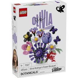LEGO Buchetul de flori Olivia Rodrigo 11507, set decorativ 400 piese