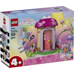 LEGO Gabby’s Dollhouse 11212 Casuta din gradina a Zanei Miau