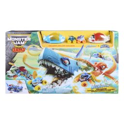 Set de joaca Monster Jam Mini Jams Megalodon Atacul Calamarului