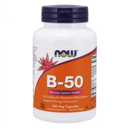 NOW Foods Vitamina B-50 100 caps.