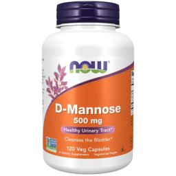 NOW Foods D-Manoză 500 mg 120 caps.
