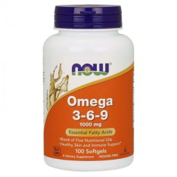 NOW Foods Omega 3-6-9 1000 mg 100 caps.