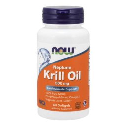 NOW Foods Neptune ulei de Krill 500 mg 60 caps.