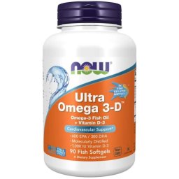 NOW Foods Ultra Omega 3-D™ 90 caps.
