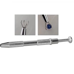 Ustensila prindere produse alunecoase Dab Pincers Silver