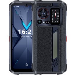 Telefon HOTWAV Hyper 7 Pro Dimensity 7050 5G 8GB RAM 256GB NFC Dual Screen Leather Black