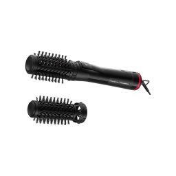 Perie Rotativa cu Aer Cald Rowenta Karl Lagerfeld CF952LF0 Functie Ionizare Invelis Keratina 1000W Negru