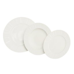 OCTAVIA VANILLA Serviciu masa portelan 6 persoane ( 18 piese )