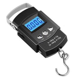UB Cantar electronic MRG P-WH-A08, 50 Kg, Ecran Digital, Negru