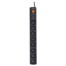 Prelungitor ACAR S8 PRO power extension 8 AC outlet(s) Indoor Black