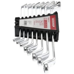 Red Double ring end Spanner Set 8-pieces 6-22 mm