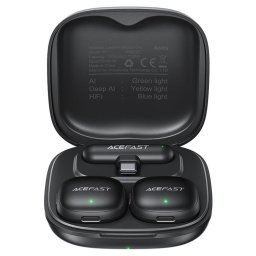 Microfon Microfon Wireless Lavaliera, Type-C, AI Noise Reduction, Plug and Play - (R1) - Black