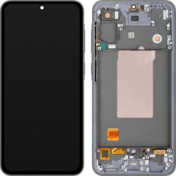 Piese si componente Display cu Touchscreen MP compatibil cu Samsung Galaxy A56 A566, cu Rama, Versiune OLED, Negru