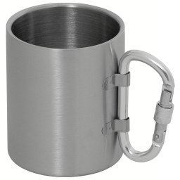 Cana inox cu carabina, 300 ml, pereti dubli cu carabina Fox Outdoor