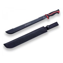 Maceta Joker Brasileiro, lama inoxidabila 46 cm, cu dinti ferastrau si husa