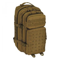 Rucsac modular 30 litri, multiple buzunare, compatibil sistem hidratare, coyote tan MFH