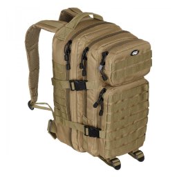 Rucsac modular Assault, 30 litri, multiple buzunare, compatibil sistem hidratare, coyote tan MFH