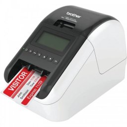 Imprimantă termică pentru etichete BROTHER QL-820NWBc, Wi-Fi, Bluetooth, AirPrint, Alb
