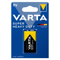 Baterie Varta 9V 6F22 6LR61 Varta Super Heavy Duty Blister 1, BA065767
