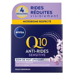 Crema pentru Fata, Nivea, 50 ml Q10 Antirid Sensitive Noapte