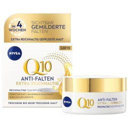Crema pentru Fata, Nivea, 50 ml Q10 Power Antirid si Extra Nourishing Spf15