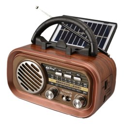 Radio portabil retro AM/FM/SW cu Bluetooth, USB, TF Card si MP3 Player – design vintage, boxa wireless pentru casa si calatorii