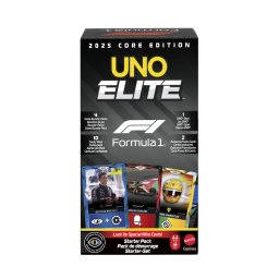JOC DE CARTI UNO ELITE FORMULA 1 2025 CORE EDITION