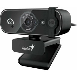 CAMERA WEB GENIUS senzor 1080p Full-HD cu rezolutie video 1920x1080, FaceCam Open, microfon, auto focus, 82 grade view, cablu 1.5m, black "32200011400" (timbru verde 0.18 lei)