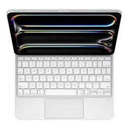 Tastatura Apple Magic pentru iPad Pro M4 de 11inch Alb "MWR03LB/A" (timbru verde 0.8 lei)