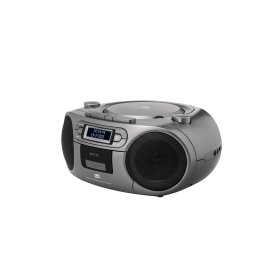 Sistem audio ECG CDR 990 DAB, 2 x 2 W RMS, Radio FM, USB, CD Player, Casetofon MP3, GRI