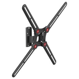 SUPORT de perete BARKAN, pt 1 TV/monitor plat, curbat, diag. max 65 inch, inclinare, pivotare, max 40 Kg, "BM320"