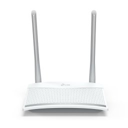ROUTER TP-LINK wireless 300Mbps, 2 porturi 10/100Mbps, 2 antene externe, 2T2R "TL-WR820N" (timbru verde 0.8 lei)