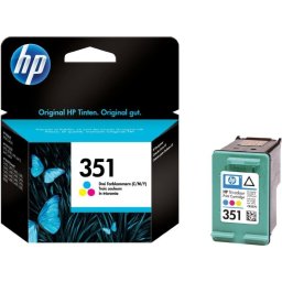 Cartus Cerneala Original HP Color, nr.351, pentru DJ D4260|4360|J5730|5780|6480|PS C4205|4272|4280|4480|5280, , (timbru verde 0.15 lei), "CB337EE"