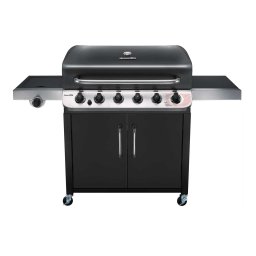 Gratar pe gaz Char-Broil Convective 640B XL, 6 arzatoare din inox, gratare din fonta 140847