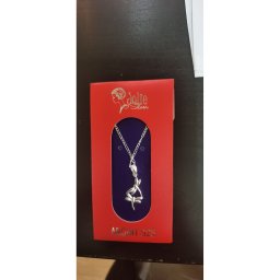 Set Lantisor cu Pandantiv din Argint 925, Jolie Silver, pentru Dama, Model Libelula Dubla, 2.8 x 1 cm, Argintiu