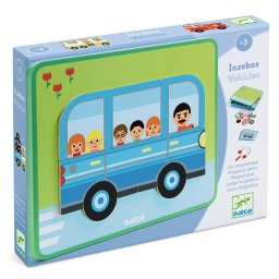 Joc magnetic cu Vehicule, Djeco