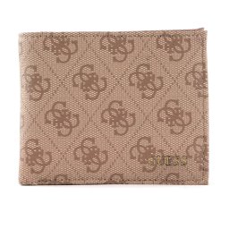 Guess, Vezzola, Textile Wallet, Coin Holder, Brown, Unisex - Unisex