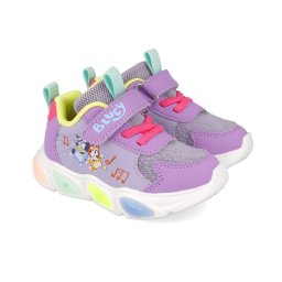 Sneakers Bluey cu luminite Garvalin 251856, roz (Marime: 29 (18,2-18,7 cm))