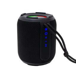 BOXA SPACER portabila bluetooth, YOUPI-BK, RMS: 6W, RGB, acumulator 1800mAh, timp de functionare pana la 5 ore, pana la 10m, AUX, FM radio, microSD, incarcare USB Type-C, IPX5, BLACK, "SPBS-YOUPI-BK" (timbru verde 0.18 lei)
