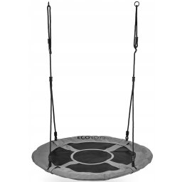 Leagan gradina tip cuib, diametru 100 cm, reglabil pe inaltime, maxim 150 kg, gri
