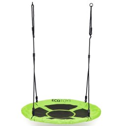 Leagan gradina tip cuib, diametru 100 cm, reglabil pe inaltime, maxim 150 kg, verde