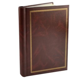 Album foto clasic, 10 file autoadezive, tip carte, spatiu notite, format 9x13, 10x15, pagini cartonate, dimensiune 25x29 cm culoare maro